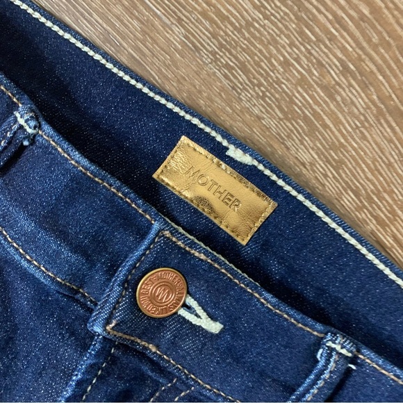 Mother Womens The Insider Crop Step Fray off limits blue 26 - Picture 8 of 13